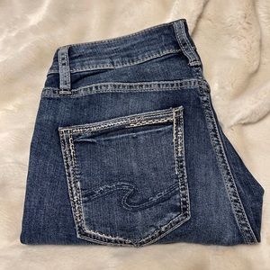 Women’s Silver Crop Jeans